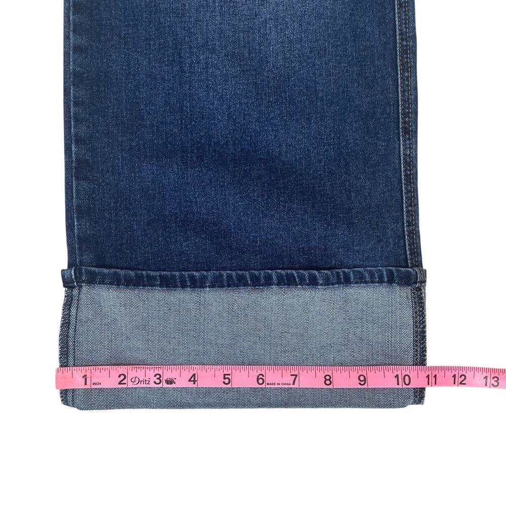 Joe's Jeans The Trixie High Rise Wide Leg Cuffed Trouser Jean Indigo Sz 27 Chic - Picture 12 of 16